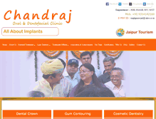 Tablet Screenshot of chandrajdentalclinic.com